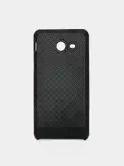 Черный чехол пластиковый с перфорацией для Samsung Galaxy A320 / J3 2017 / J530 / J5 Prime
