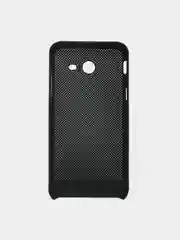 Черный чехол пластиковый с перфорацией для Samsung Galaxy A320 / J3 2017 / J530 / J5 Prime