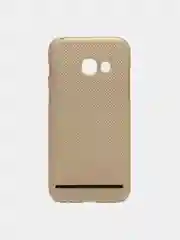 Золотой чехол пластиковый с перфорацией для Samsung Galaxy A320 / J3 2017 / J530 / J5 Prime