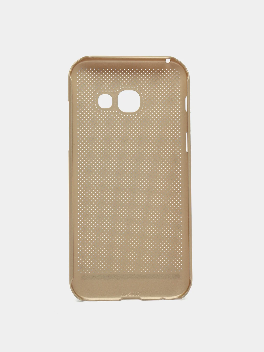 Золотой чехол пластиковый с перфорацией для Samsung Galaxy A320 / J3 2017 / J530 / J5 Prime