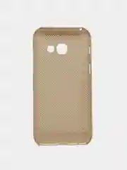 Золотой чехол пластиковый с перфорацией для Samsung Galaxy A320 / J3 2017 / J530 / J5 Prime
