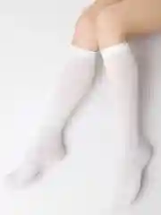 Белый капроновые белые гольфы для девочек