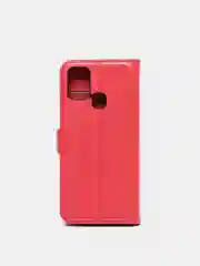 Красный чехол-книжка Samsung M31 с магнитной застежкой