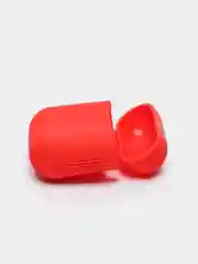 Красный чехол для Airpods 1/2 МоноЛайт