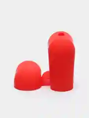 Красный чехол для Airpods 1/2 МоноЛайт