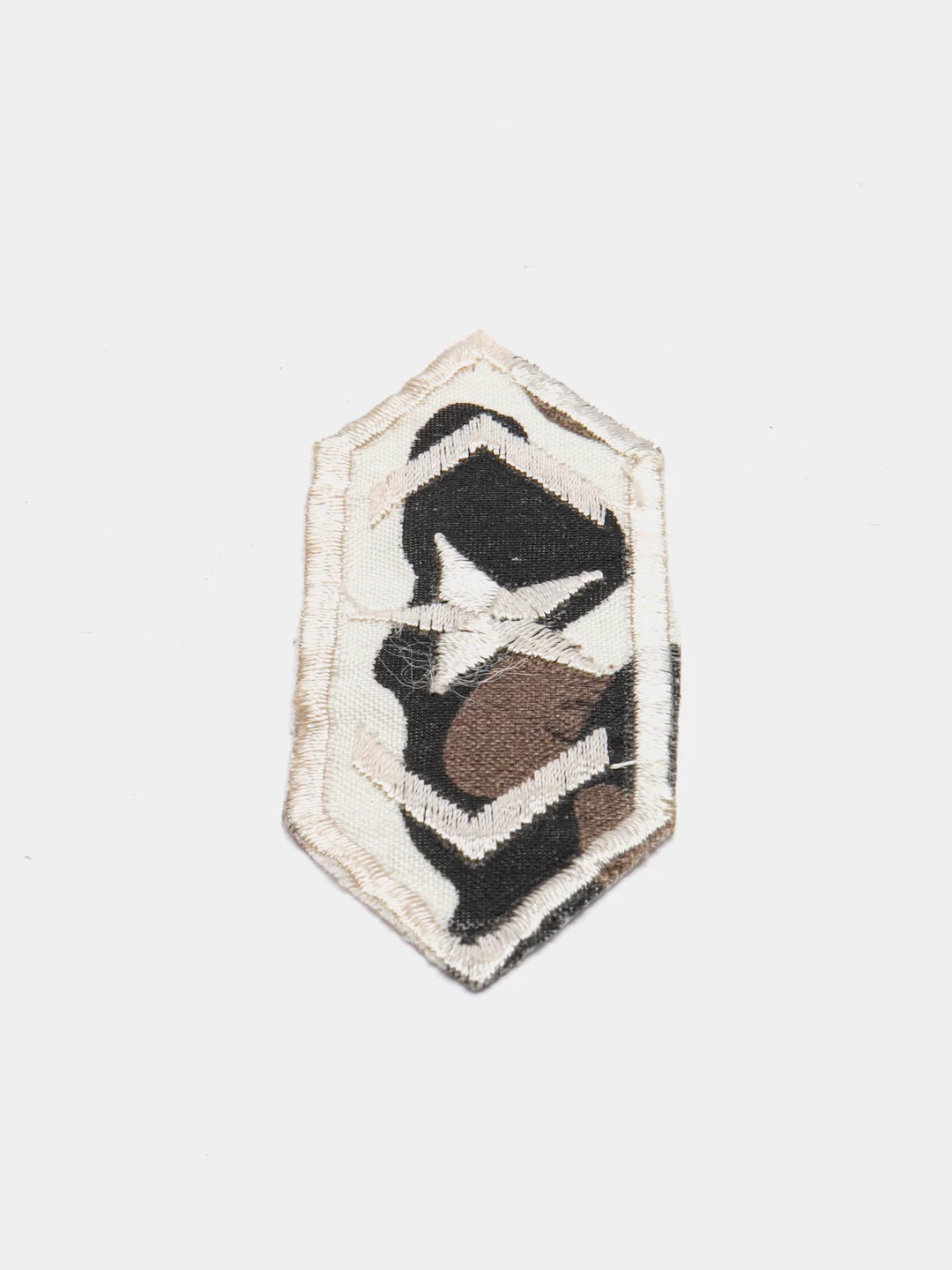 Термоаппликация "Военная звезда", 8,5 х 3 см.