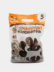 Наполнитель древесный Пижон, 5 л