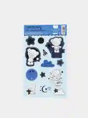Голубой чипборд для скрапбукинга, 12*20 см