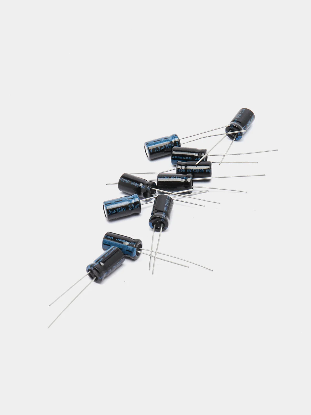 10 штук 2.2мкФ 160в Конденсатор электролитический 2.2UF 160V 105C 8х11 TK Jamicon