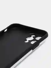 Серый меланж чехол для iPhone 7,8, 7 Plus, 11, XR, 12, 12 Pro, Max, с ярким принтом