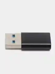 Черный адаптер переходник usb type-c USB 3.0 OTG
