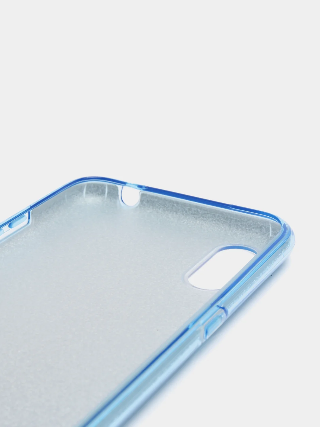 Голубой чехол Samsung Galaxy A01 / M01, Самсунг Галакси А01 / М01 блестящий сияющий