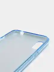 Голубой чехол Samsung Galaxy A01 / M01, Самсунг Галакси А01 / М01 блестящий сияющий