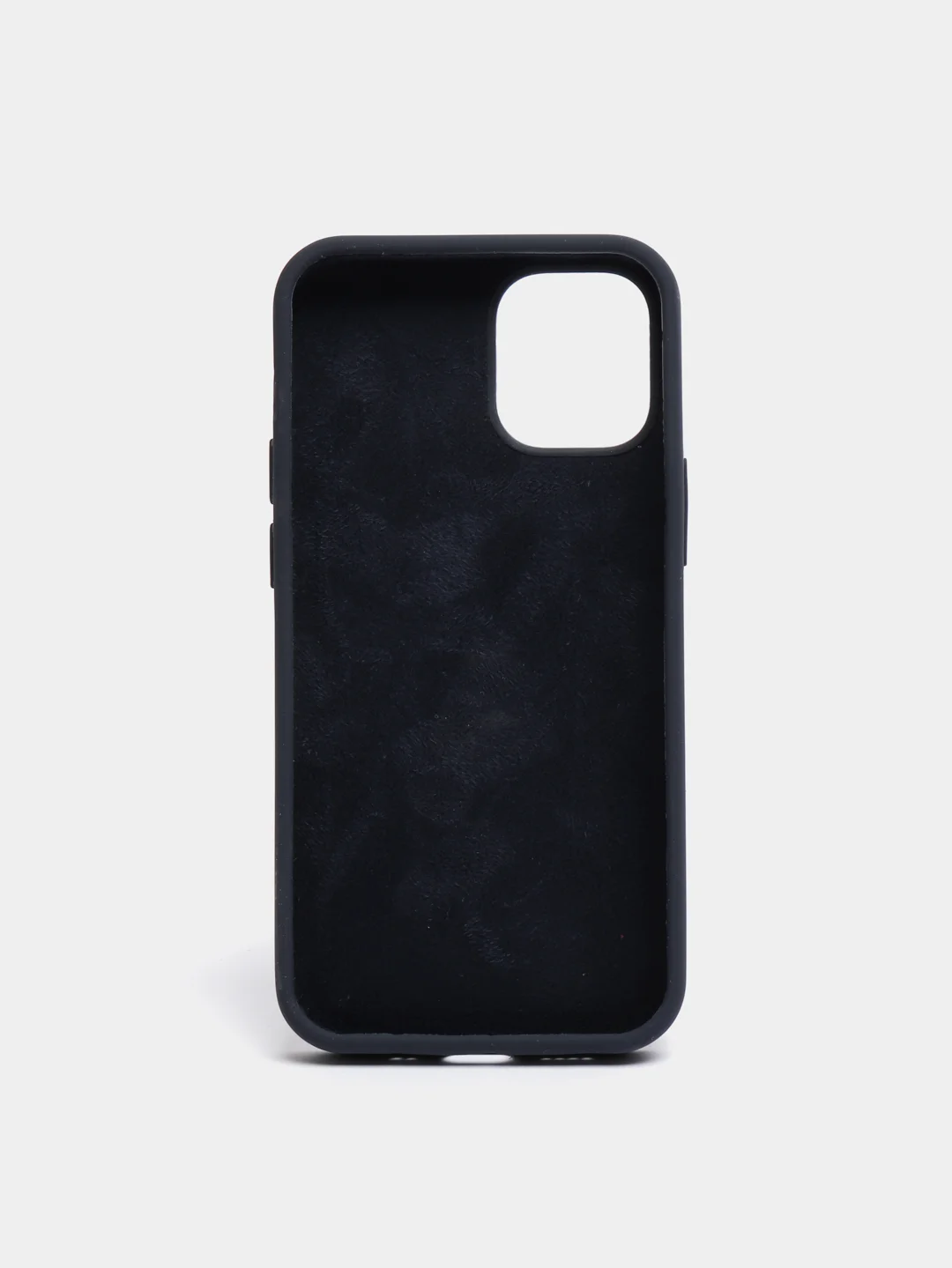 Темно-синий чехол на iPhone X, XS, XR, 7, 8, se, 12, 12 Pro, Mini, Max silicone case, закрытый низ, бархат внутри