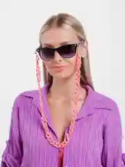 Коралловый цепочка для очков массивная/ Чокер/ Цепь для очков/ Держатель для очков/ Верёвка для очков