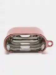 Коралловый чехол для беспроводных наушников AirPods 1, 2, 3 Pro, с карабином, глянцевый Аирподс