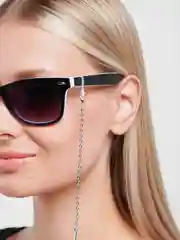 Серебряный цепочка для очков с крестами, унисекс
