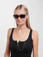 Серебряный цепочка для очков с крестами, унисекс