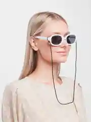 Черный шнурки для очков стрейч цветные