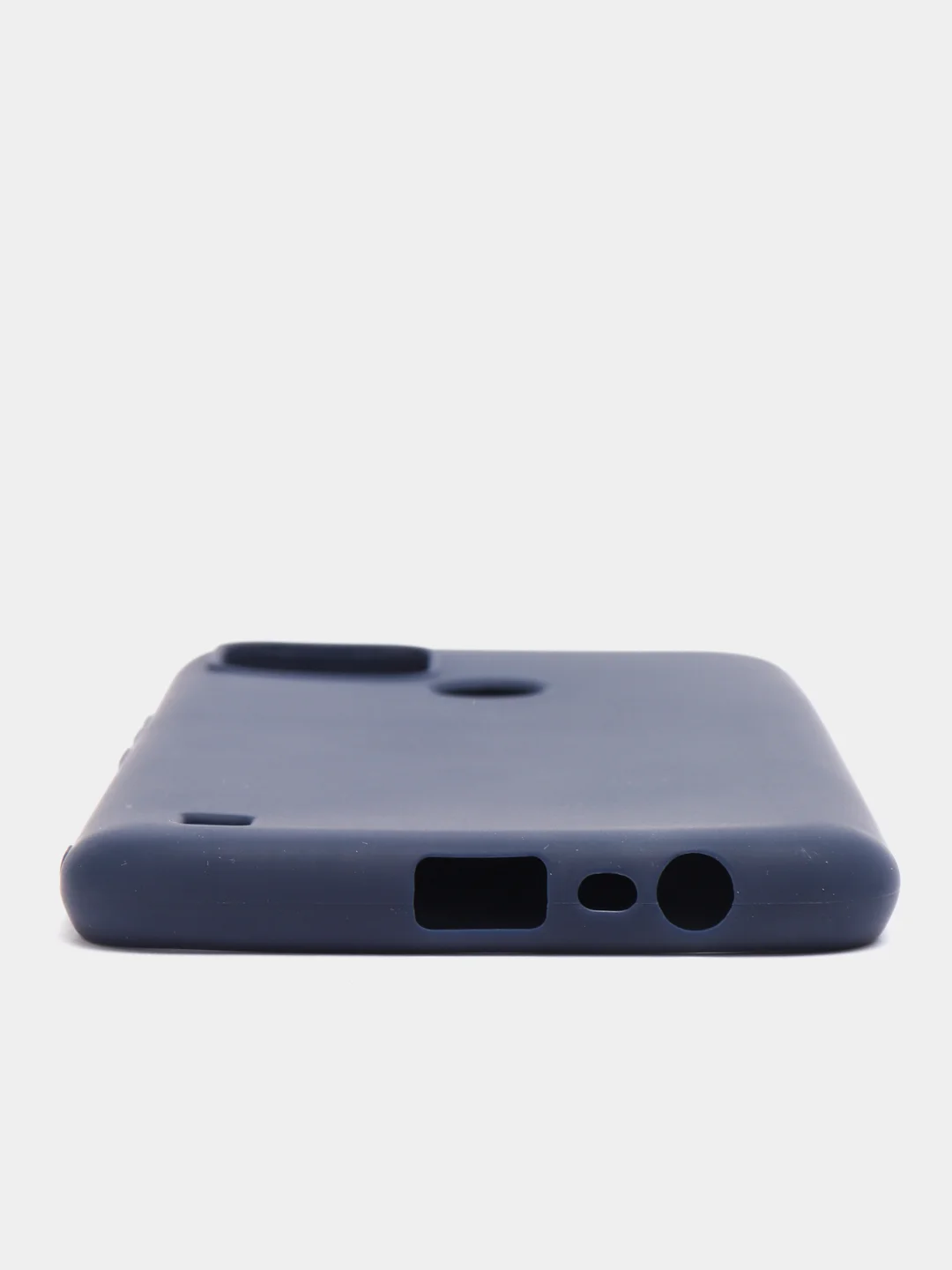 Темно-синий чехол силиконовый на Realme C21Y, матовый