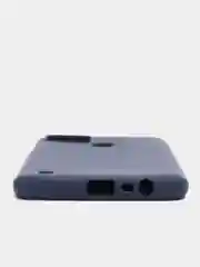 Темно-синий чехол силиконовый на Realme C21Y, матовый