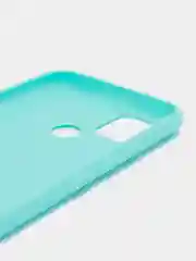 Бирюзовый чехол силиконовый на Realme C21Y, матовый