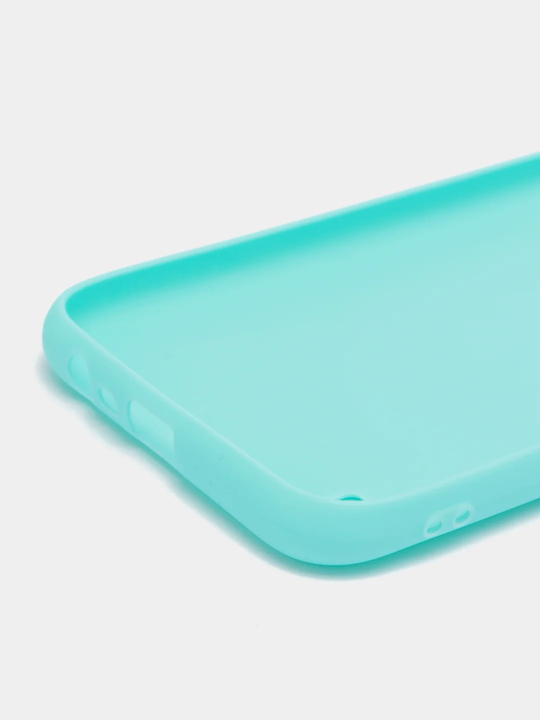 Бирюзовый чехол силиконовый на Realme C21Y, матовый