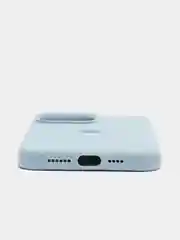Голубой чехол на айфон iPhone 11 pro / 11 pro max  / 12 pro   / 13 pro ma 14 pro max силиконовый