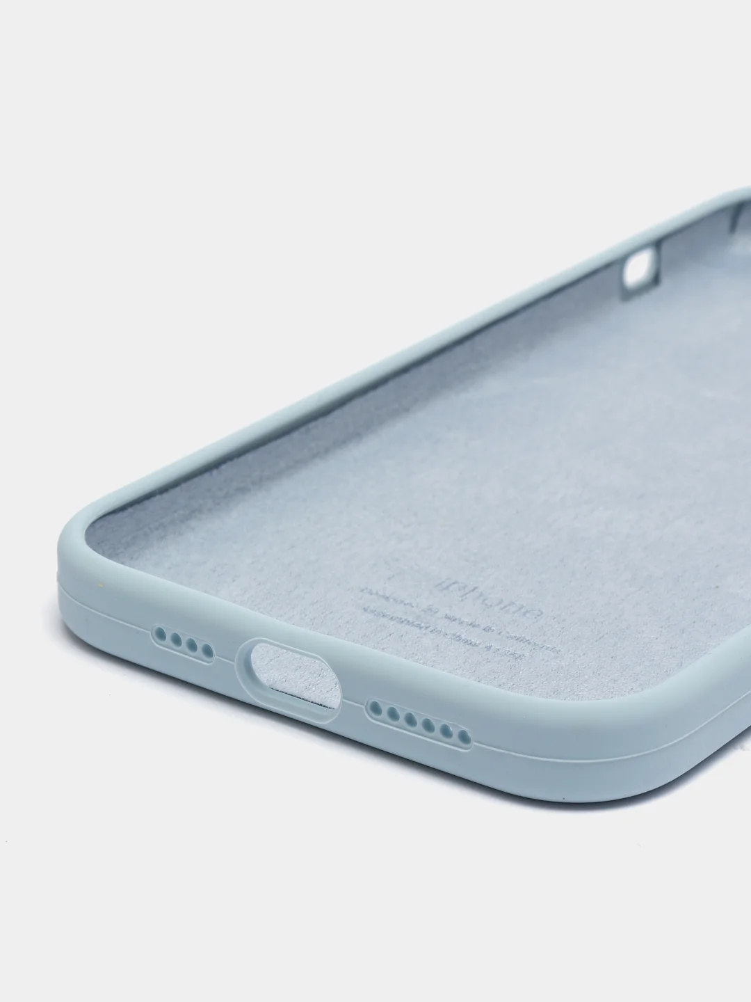 Голубой чехол на айфон iPhone 11 pro / 11 pro max  / 12 pro   / 13 pro ma 14 pro max силиконовый