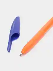 Ручка шариковая BRAUBERG "X-333 Orange", синяя, 50 штук, линия 0,35 мм, 880006