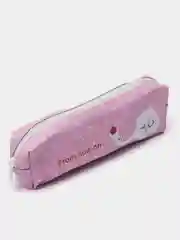 Сиреневый пенал школьный