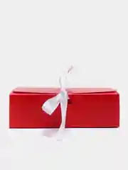 Красный коробка подарочная для подарка "Однотонная", складная, 3 размера