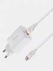 Зарядное устройство Borofone BA21A (QC 3.0, 3A, 18W + кабель Micro-USB для Android)