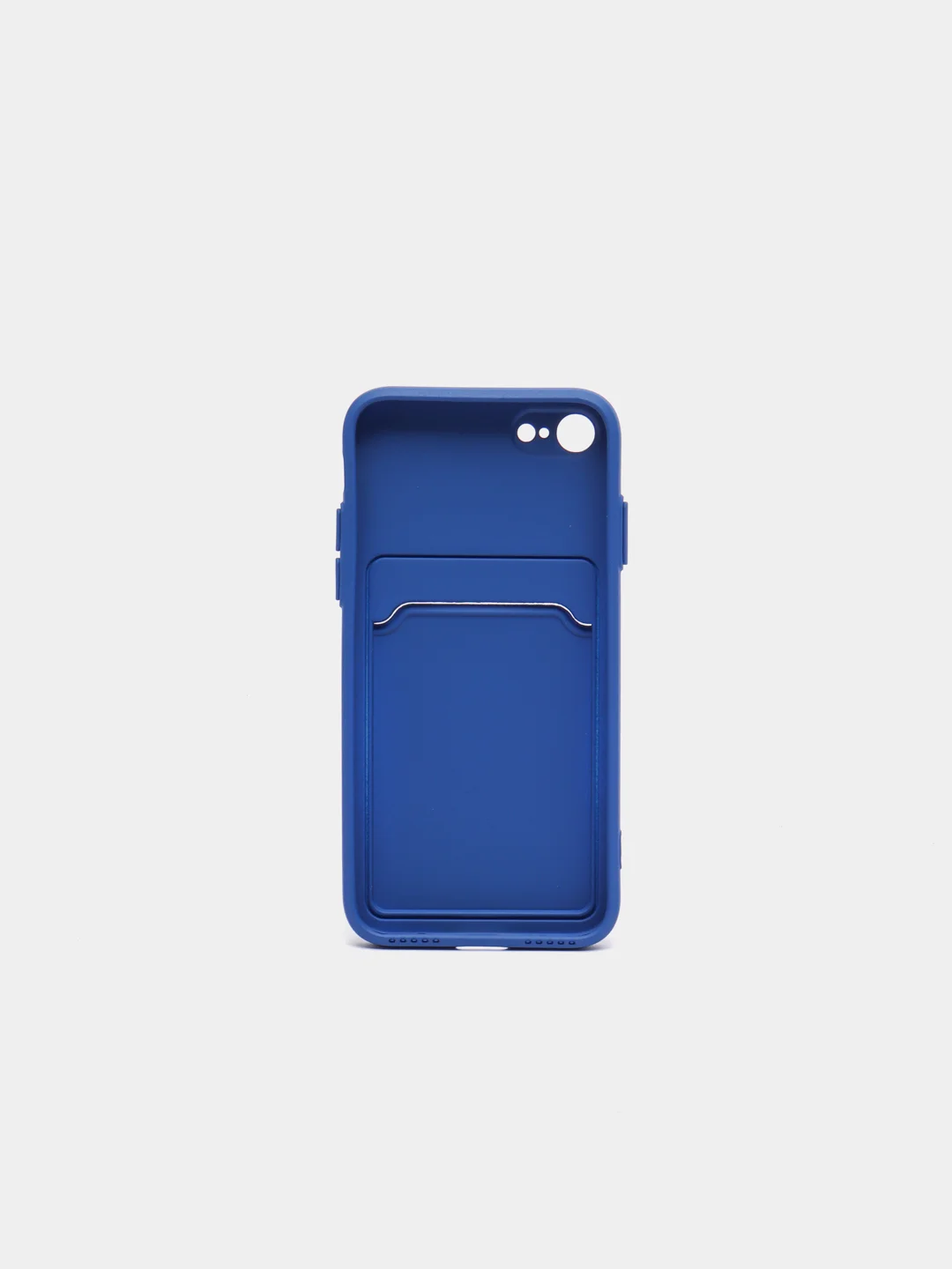 Индиго чехол для iPhone 11, 12, 13, Pro, Max, 7, 8, Plus, с карманом для карт, защита камеры