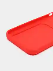 Красный чехол для iPhone 11, 12, 13, Pro, Max, 7, 8, Plus, с карманом для карт, защита камеры