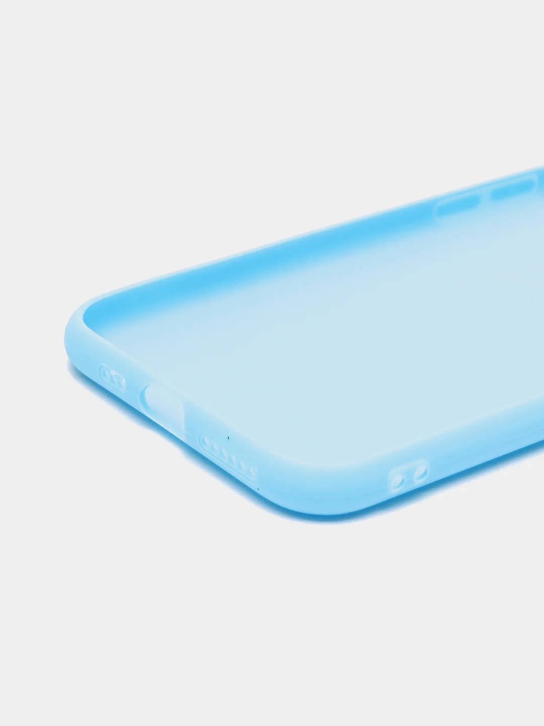 Голубой чехол на iPhone 11 / 11Pro / 11Pto Max, 12 Mini / 12 / 12 Pro / 12 Pro Max