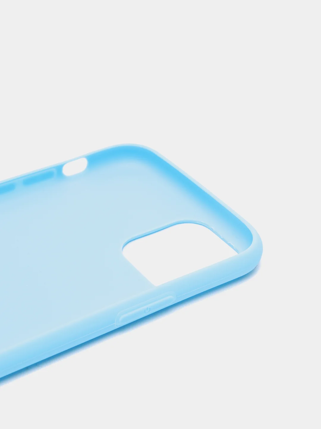 Голубой чехол на iPhone 11 / 11Pro / 11Pto Max, 12 Mini / 12 / 12 Pro / 12 Pro Max