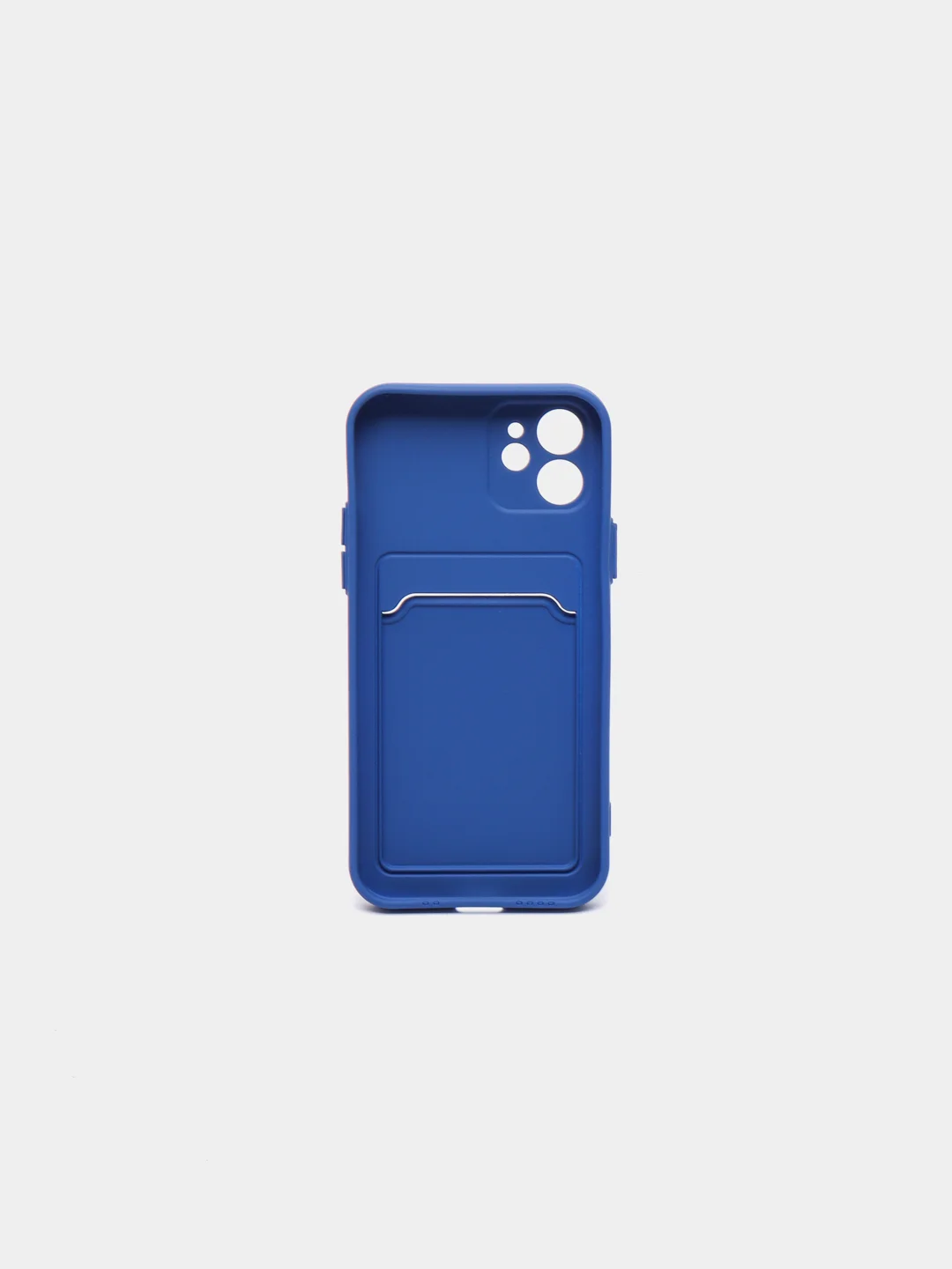 Индиго чехол для iPhone 11, 12, 13, Pro, Max, 7, 8, Plus, с карманом для карт, защита камеры