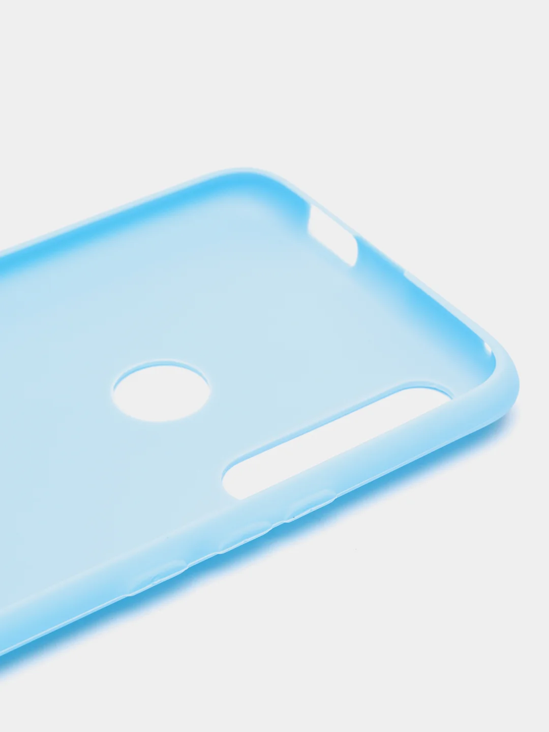Голубой чехол Huawei P Smart Z, Honor 9X, Honor 9X, силиконовый, цветной, матовый