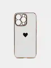 Белый чехол силиконовый для iPhone