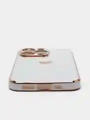 Белый чехол силиконовый для iPhone