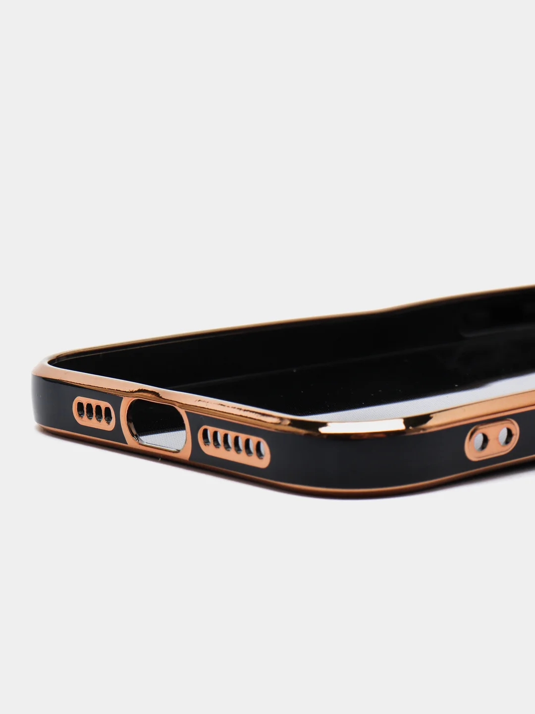 Черный чехол силиконовый для iPhone