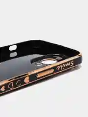Черный чехол силиконовый для iPhone