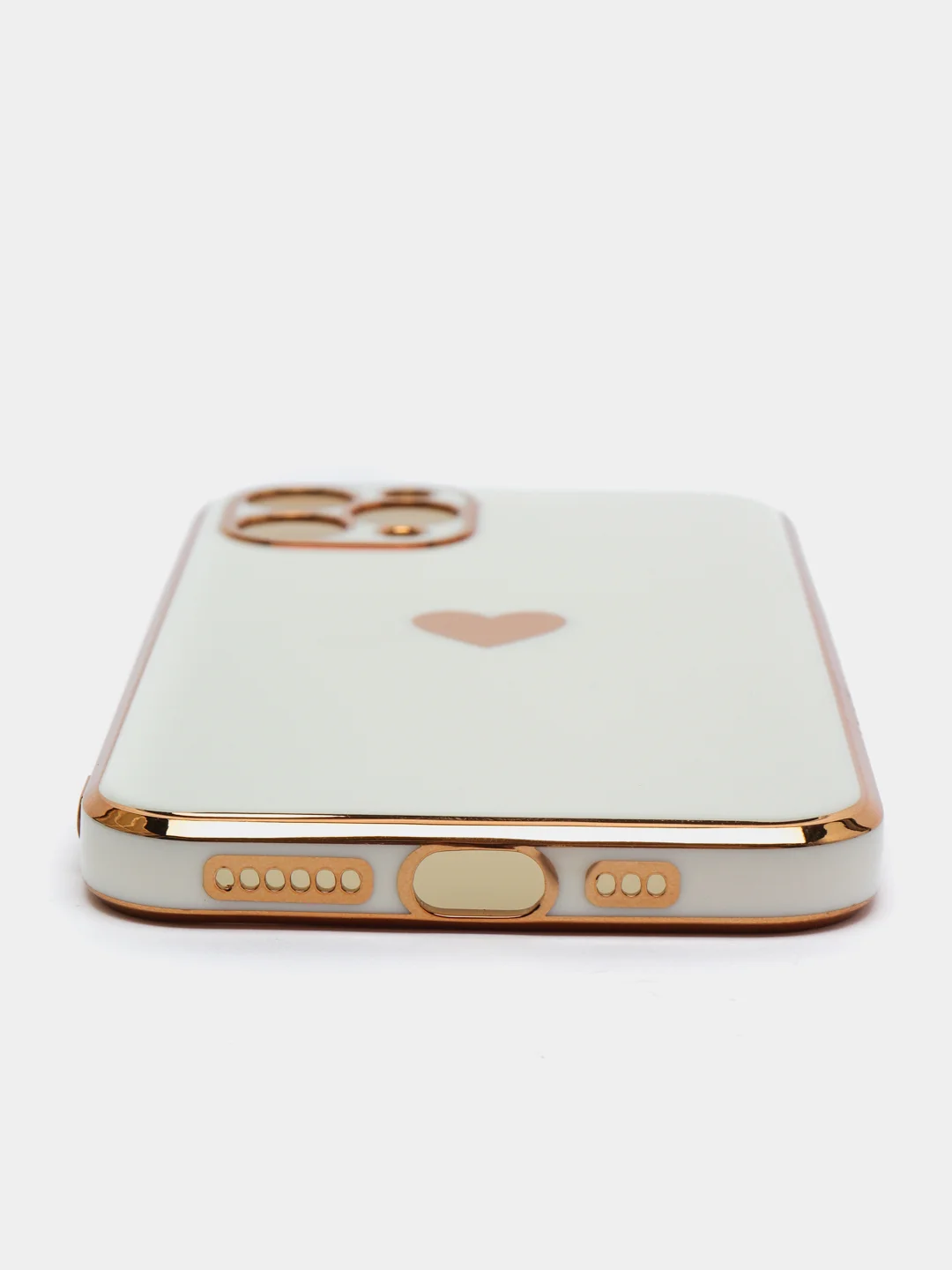 Молочный чехол силиконовый для iPhone