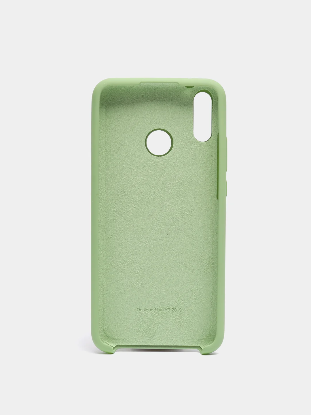 Зеленый чехол силиконовый Silicone Cover Case для Huawei Honor Y6, 8A, Y9 2019