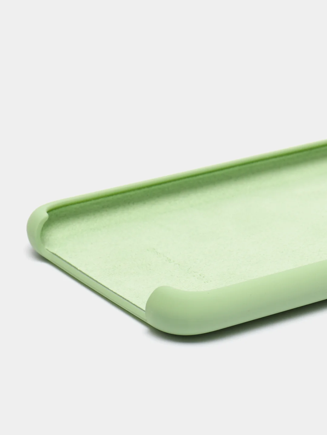 Зеленый чехол силиконовый Silicone Cover Case для Huawei Honor Y6, 8A, Y9 2019