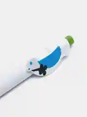 Белый ручка шариковая "Мультфильм"