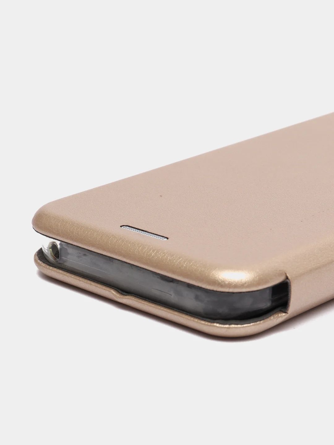Золотой чехол-книжка Samsung Galaxy A3 2017 (A320)
