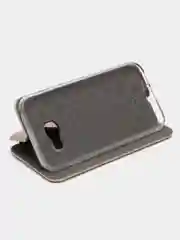 Золотой чехол-книжка Samsung Galaxy A3 2017 (A320)