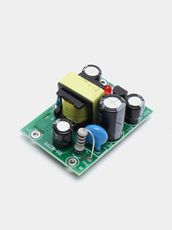 Плата блока питания 2 напряжения 12VDC 0.5A + 5VDC 0.1A 35*25*15мм